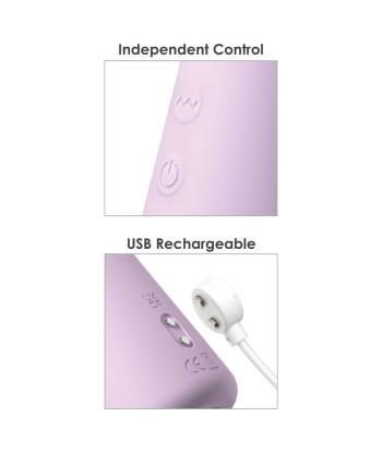 FANTASY FOR HER - FANTASY TWIST VIBRADOR TWISTMOTION CON ROTACIÓN Y EMPUJE MORADO