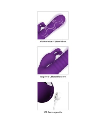 FANTASY FOR HER - FANTASY WAVE VIBRADOR WAVEMOTION RECARGABLE MORADO