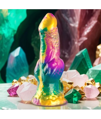 EPIC - IRIS DILDO CON TESTÍCULOS ARCOÍRIS DE PLACER
