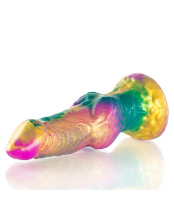 EPIC - IRIS DILDO CON TESTÍCULOS ARCOÍRIS DE PLACER