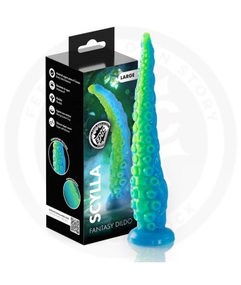 EPIC - SCYLLA DILDO TENTÁCULO FINO FLUORESCENTE TAMAÑO GRANDE