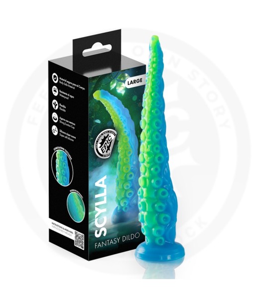 EPIC - SCYLLA DILDO TENTÁCULO FINO FLUORESCENTE TAMAÑO GRANDE