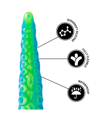 EPIC - SCYLLA DILDO TENTÁCULO FINO FLUORESCENTE TAMAÑO GRANDE