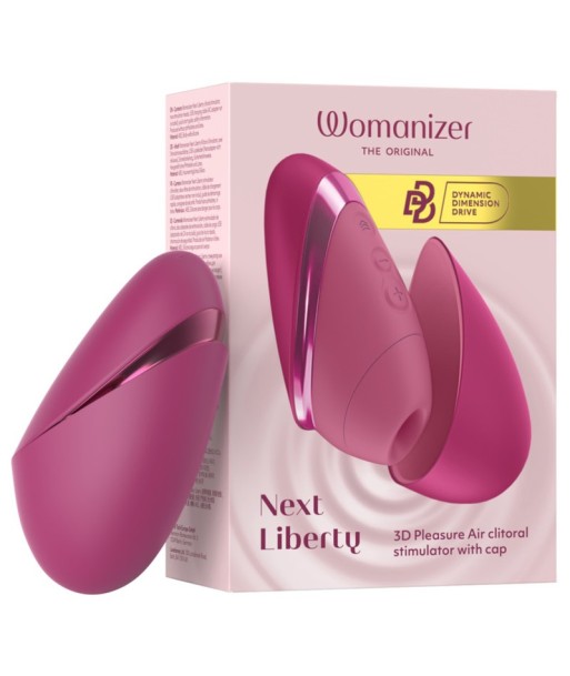 WOMANIZER - NEXT LIBERTY ESTIMULADOR DE CLÍTORIS 3D PLEASURE AIR ROSA INTENSO