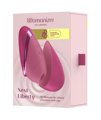 WOMANIZER - NEXT LIBERTY ESTIMULADOR DE CLÍTORIS 3D PLEASURE AIR ROSA INTENSO