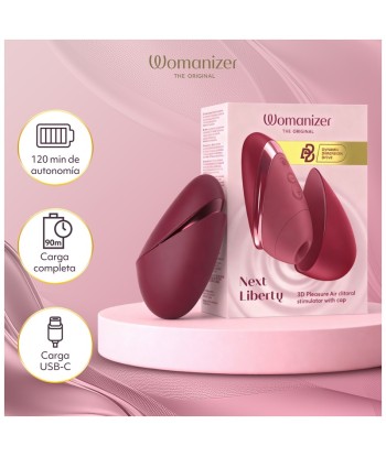 WOMANIZER - NEXT LIBERTY ESTIMULADOR DE CLÍTORIS 3D PLEASURE AIR BURDEOS
