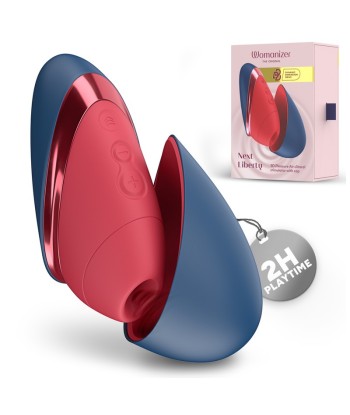 WOMANIZER - NEXT LIBERTY ESTIMULADOR DE CLÍTORIS 3D PLEASURE AIR AZUL-ROJO