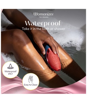 WOMANIZER - NEXT LIBERTY ESTIMULADOR DE CLÍTORIS 3D PLEASURE AIR AZUL-ROJO