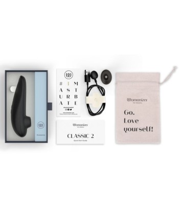 WOMANIZER - CLASSIC 2 ESTIMULADOR DE CLÍTORIS POR SUCCIÓN 10 NIVELES NEGRO