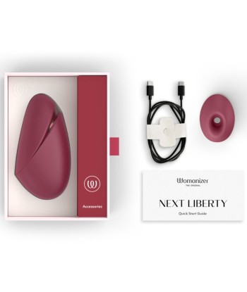 WOMANIZER - NEXT ESTIMULADOR DE CLÍTORIS POR SUCCIÓN 14 NIVELES BURDEOS