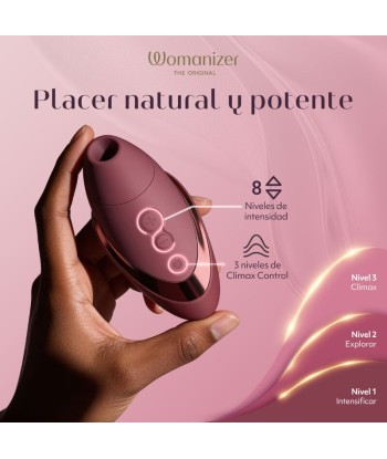 WOMANIZER - NEXT ESTIMULADOR DE CLÍTORIS POR SUCCIÓN 14 NIVELES BURDEOS
