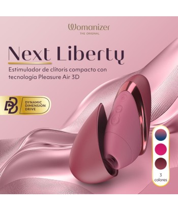 WOMANIZER - NEXT ESTIMULADOR DE CLÍTORIS POR SUCCIÓN 14 NIVELES BURDEOS