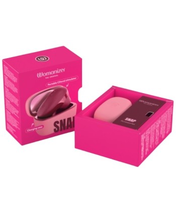 WOMANIZER - SNAP ESTIMULADOR DE CLÍTORIS POR SUCCIÓN 6 NIVELES BURDEOS