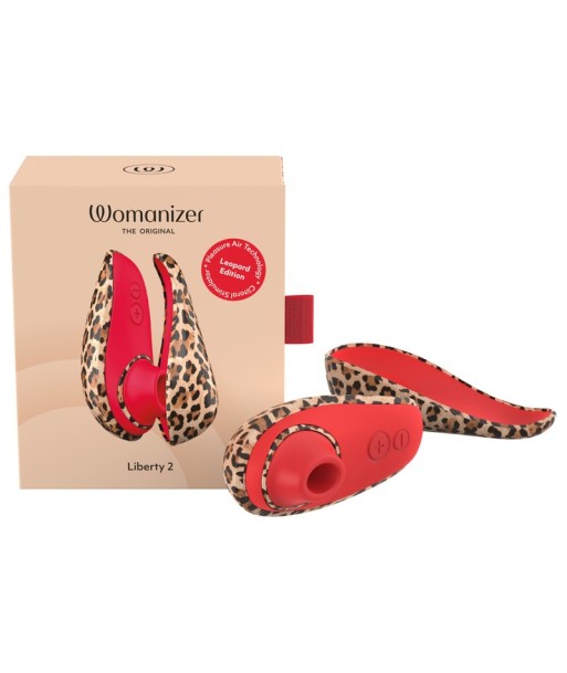 WOMANIZER - LIBERTY 2 ESTIMULADOR DE CLÍTORIS POR SUCCIÓN 8 NIVELES ESTAMPADO DE LEOPARDO