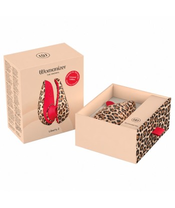 WOMANIZER - LIBERTY 2 ESTIMULADOR DE CLÍTORIS POR SUCCIÓN 8 NIVELES ESTAMPADO DE LEOPARDO