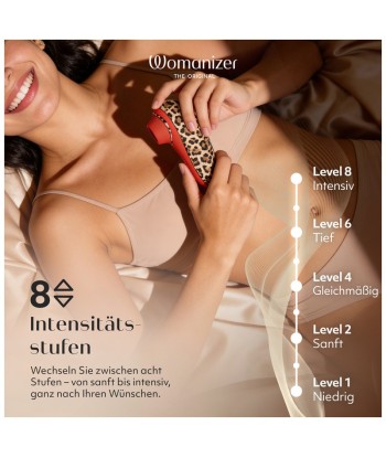 WOMANIZER - LIBERTY 2 ESTIMULADOR DE CLÍTORIS POR SUCCIÓN 8 NIVELES ESTAMPADO DE LEOPARDO