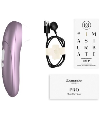 WOMANIZER - PRO ESTIMULADOR DE CLÍTORIS POR SUCCIÓN 11 NIVELES LILA