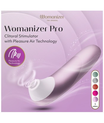 WOMANIZER - PRO ESTIMULADOR DE CLÍTORIS POR SUCCIÓN 11 NIVELES LILA