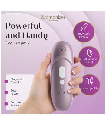 WOMANIZER - PRO ESTIMULADOR DE CLÍTORIS POR SUCCIÓN 11 NIVELES LILA