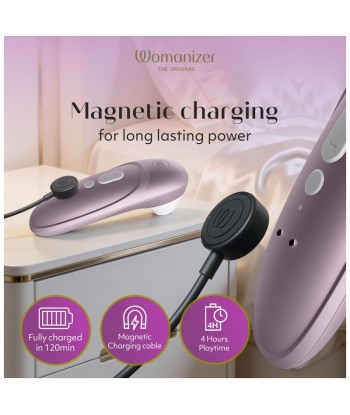 WOMANIZER - PRO ESTIMULADOR DE CLÍTORIS POR SUCCIÓN 11 NIVELES LILA