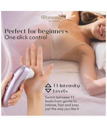 WOMANIZER - PRO ESTIMULADOR DE CLÍTORIS POR SUCCIÓN 11 NIVELES LILA