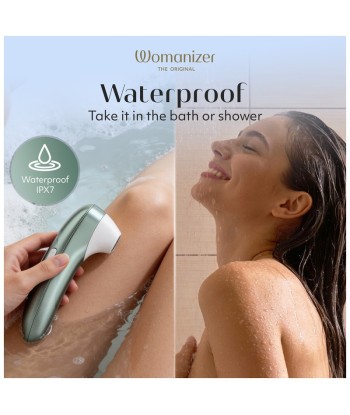 WOMANIZER - PRO ESTIMULADOR DE CLÍTORIS POR SUCCIÓN 11 NIVELES VERDE SALVIA