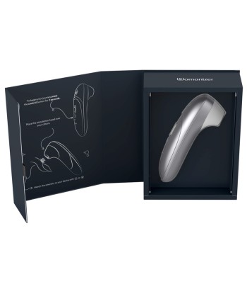 WOMANIZER - PRO ESTIMULADOR DE CLÍTORIS POR SUCCIÓN 11 NIVELES GRIS PLATEADO