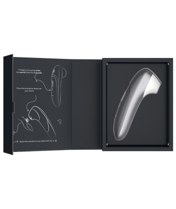 WOMANIZER - PRO ESTIMULADOR DE CLÍTORIS POR SUCCIÓN 11 NIVELES GRIS PLATEADO