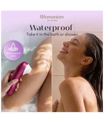 WOMANIZER - PRO ESTIMULADOR DE CLÍTORIS POR SUCCIÓN 11 NIVELES ROSA VIBRANTE