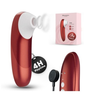 WOMANIZER - PRO ESTIMULADOR DE CLÍTORIS POR SUCCIÓN 11 NIVELES ROJO BURDEOS