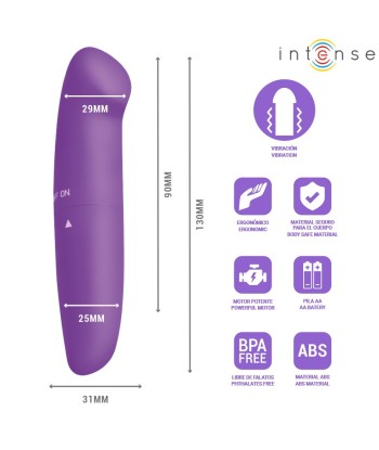 INTENSE - PHIL VIBRADOR PUNTO G LILA 13 CM