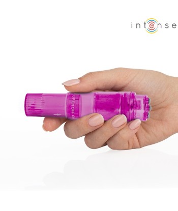 INTENSE - KURT MINI MASAJEADOR CON 4 CABEZALES INTERCAMBIABLES ROSA