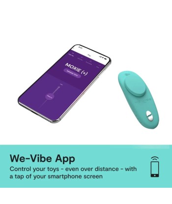 WE-VIBE - MOXIE VIBRADOR PARA BRAGUITAS CON CLIP MAGNÉTICO AGUA
