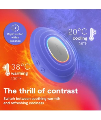 WE-VIBE - TEMP VIBRADOR CON FUNCIÓN DE CALOR Y FRÍO AZUL LAVANDA