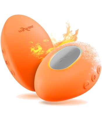 WE-VIBE - TEMP VIBRADOR CON FUNCIÓN DE CALOR Y FRÍO MANDARINA