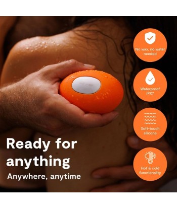 WE-VIBE - TEMP VIBRADOR CON FUNCIÓN DE CALOR Y FRÍO MANDARINA