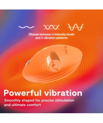 WE-VIBE - TEMP VIBRADOR CON FUNCIÓN DE CALOR Y FRÍO MANDARINA