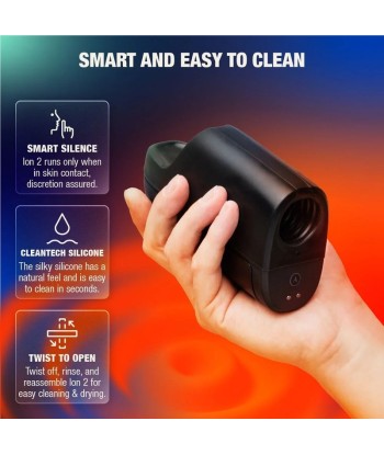 ARCWAVE - ION 2 MASTURBADOR MASCULINO CON ESTIMULACIÓN POR ONDAS DE AIRE NEGRO
