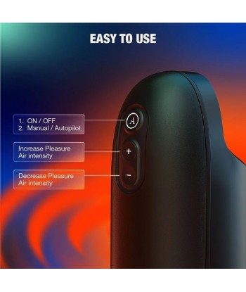 ARCWAVE - ION 2 MASTURBADOR MASCULINO CON ESTIMULACIÓN POR ONDAS DE AIRE NEGRO