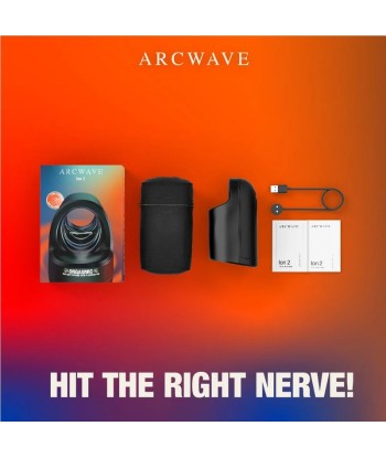 ARCWAVE - ION 2 MASTURBADOR MASCULINO CON ESTIMULACIÓN POR ONDAS DE AIRE NEGRO