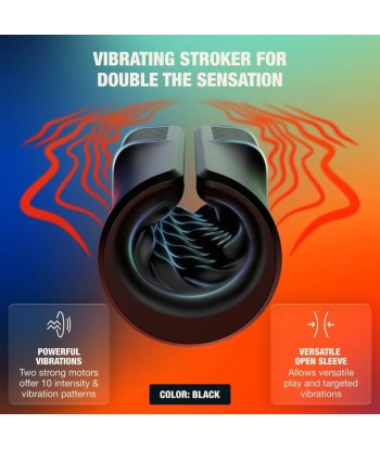 ARCWAVE - ZING MASTURBADOR MASCULINO VIBRADOR CON DOBLE MOTOR NEGRO