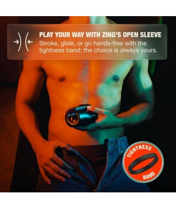 ARCWAVE - ZING MASTURBADOR MASCULINO VIBRADOR CON DOBLE MOTOR NEGRO