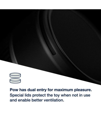 ARCWAVE - POW MASTURBADOR MANUAL CON CONTROL DE SUCCIÓN NEGRO