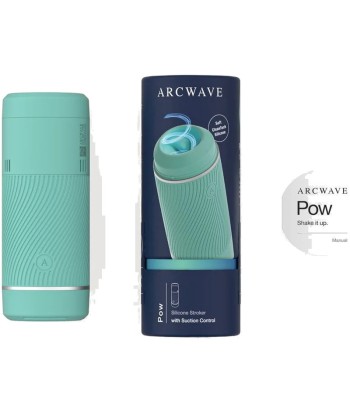 ARCWAVE - POW MASTURBADOR MANUAL CON CONTROL DE SUCCIÓN COLOR MENTA