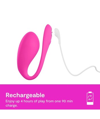WE-VIBE - JIVE 2 VIBRADOR HUEVO PONIBLE ROSA ELÉCTRICO