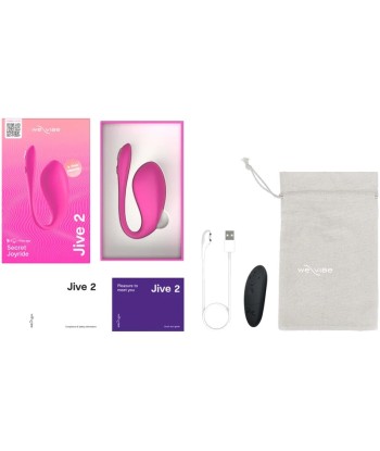 WE-VIBE - JIVE 2 VIBRADOR HUEVO PONIBLE ROSA ELÉCTRICO
