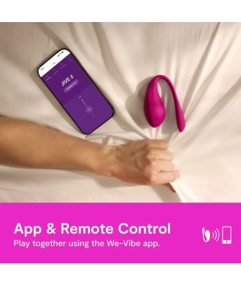 WE-VIBE - JIVE 2 VIBRADOR HUEVO PONIBLE ROSA ELÉCTRICO