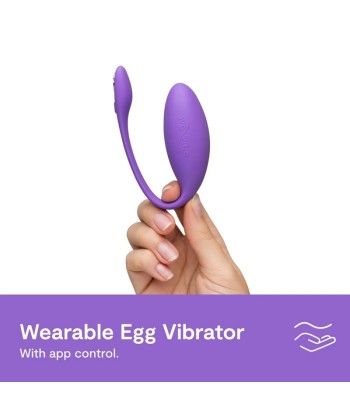 WE-VIBE - JIVE LITE VIBRADOR HUEVO PONIBLE CON CONTROL POR APLICACIÓN PÚRPURA