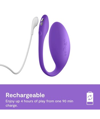 WE-VIBE - JIVE LITE VIBRADOR HUEVO PONIBLE CON CONTROL POR APLICACIÓN PÚRPURA
