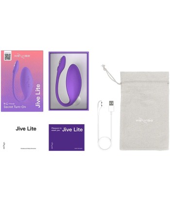 WE-VIBE - JIVE LITE VIBRADOR HUEVO PONIBLE CON CONTROL POR APLICACIÓN PÚRPURA
